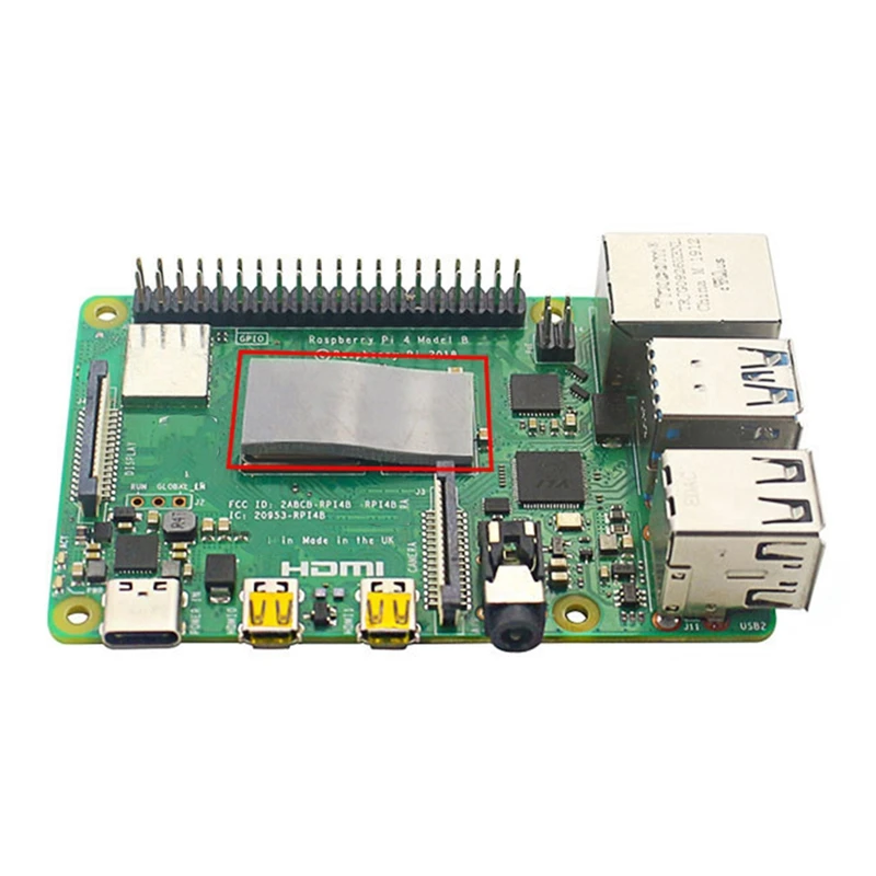 Для радиатора Argon Neo Raspberry Pi 4B тонкий алюминиевый корпус с поддержкой охлаждающего