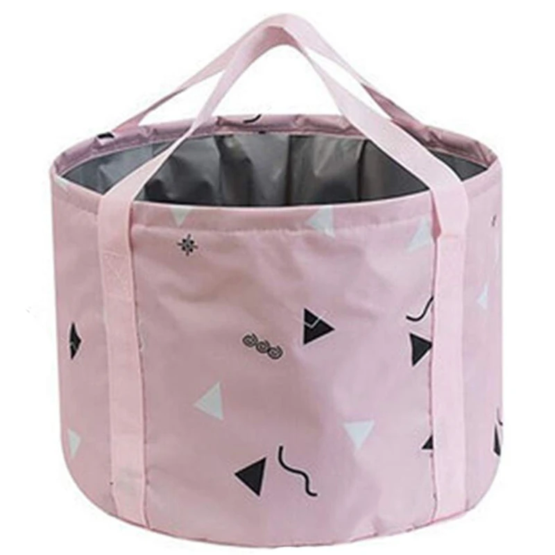 

Folding Big Foot Bath, Portable Foot Spa Bath Bucket, Folding Bucket For Travel And Camping, Pink