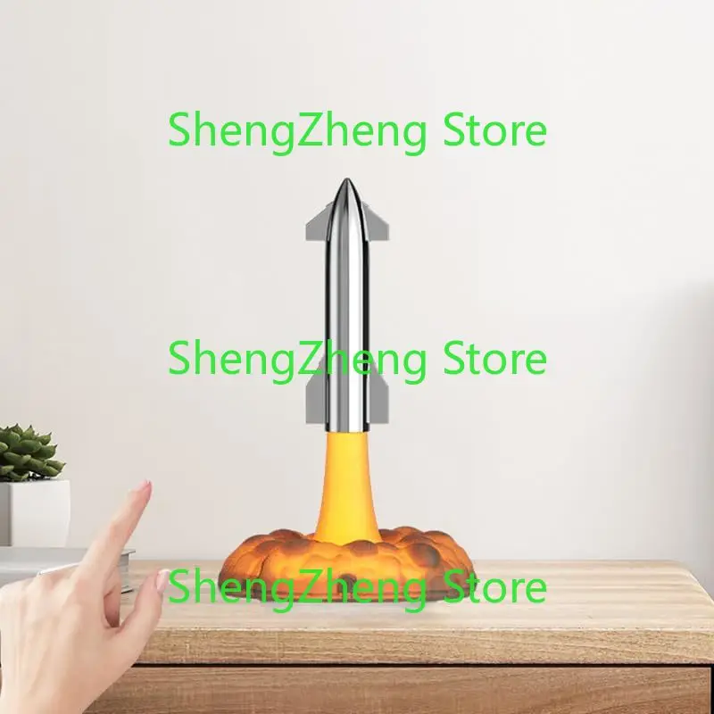 Свет звездного корабля Spacex ракетная лампа с 7-цветной меняющейся моделью ракеты