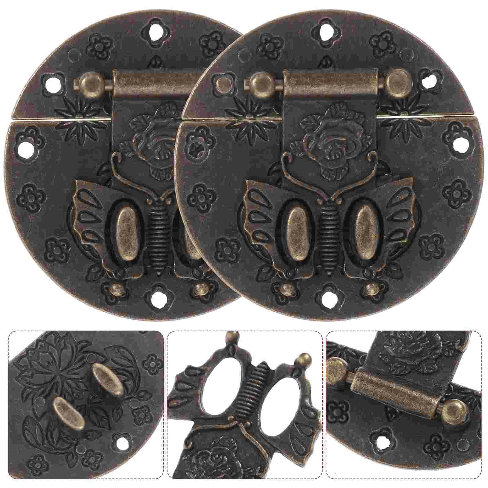 4 шт. винтажная защелка с пряжкой-бабочкой засов для ящика защелки деревянного