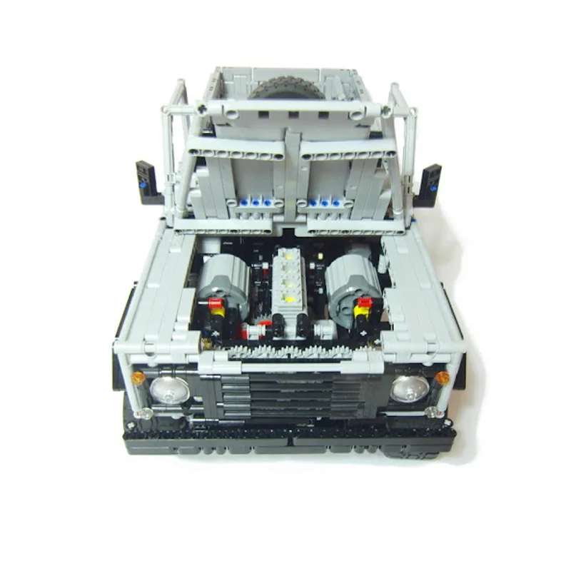 Классический строительный блок суперъяркий пикап грузовик с высокой сложностью