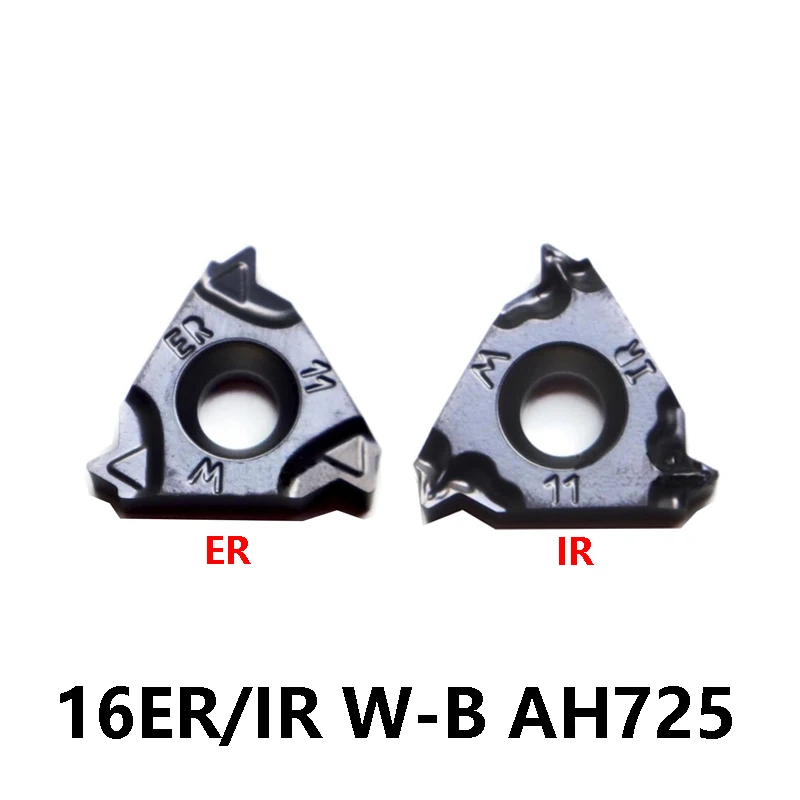 

100% 10pcs Original 16ER 16IR 11W-B Cutter Holder 14W 16W 19W AH725 Threading Carbide CNC Blade Inserts Turning Tools Boring Bar