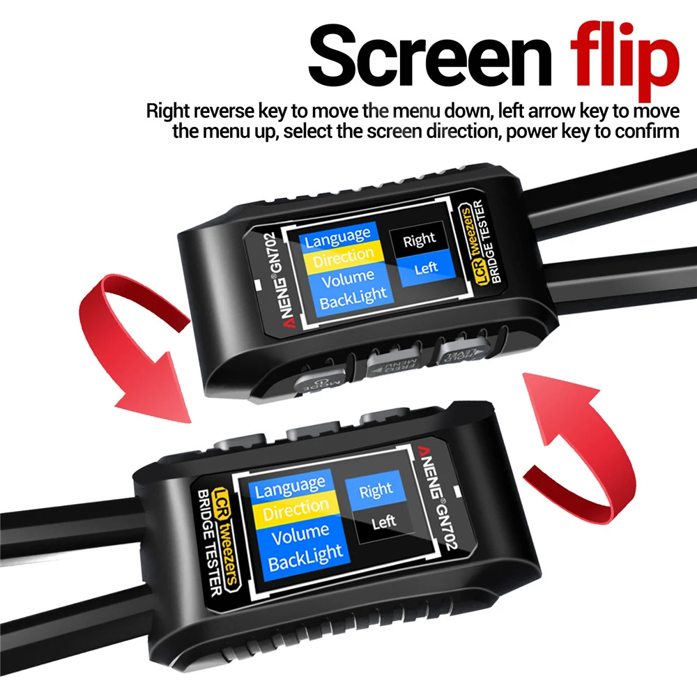 LCR SMD тестер GN702 интеллектуальный литиевый аккумулятор сопротивление емкость