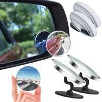 12pcs round frame convex blind spot mirror 360 degree wide angle adjustable clear driving safety car rearview auxiliary mirror
