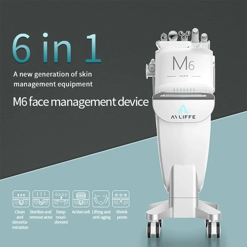 

Ultrasonic Lift RF Micro Current Jet Plasma HydraFacial Oxygen Microdermabrasion Deep Skin Care Cleaning Face Beauty Machine
