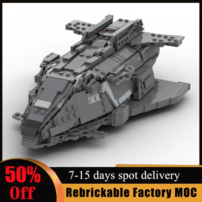 

2023new 943pcs Federal Gunship 1 300 Scale Scale Model MOC133511 Building Blocks DIY Assemble Bricks Educational Kids Toys Gifts