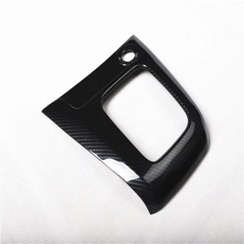 

RHD LHD For Nissan NV200 2010-2018 Carbon Fiber ABS front center control Car Gear Shift Knob Panel Frame Cover Trim