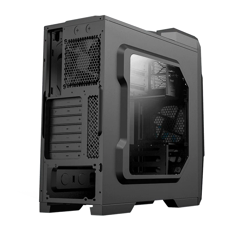 Чехол для игрового компьютера GAMEMAX Hauberk ATX-Tower чехол с 4usb-портами металлическая