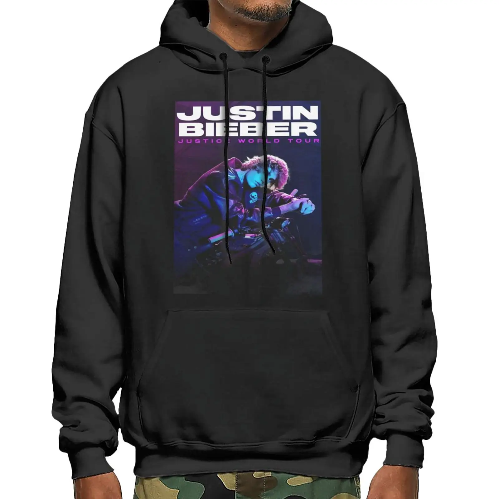 

Justin Bieber 2022 Justice Tour Concert Sweatshirts Hoodies Oversize Sweatshirt Paired Hoodies Clothing Harajuku Woman Clothes