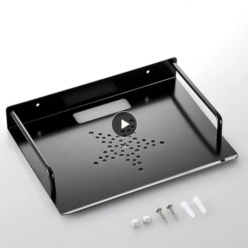 

Beautiful And Practical Stb Stand Rational Design Easy To Disassemble Single Layer Wall Hanger Strong Load Bearing Shelf