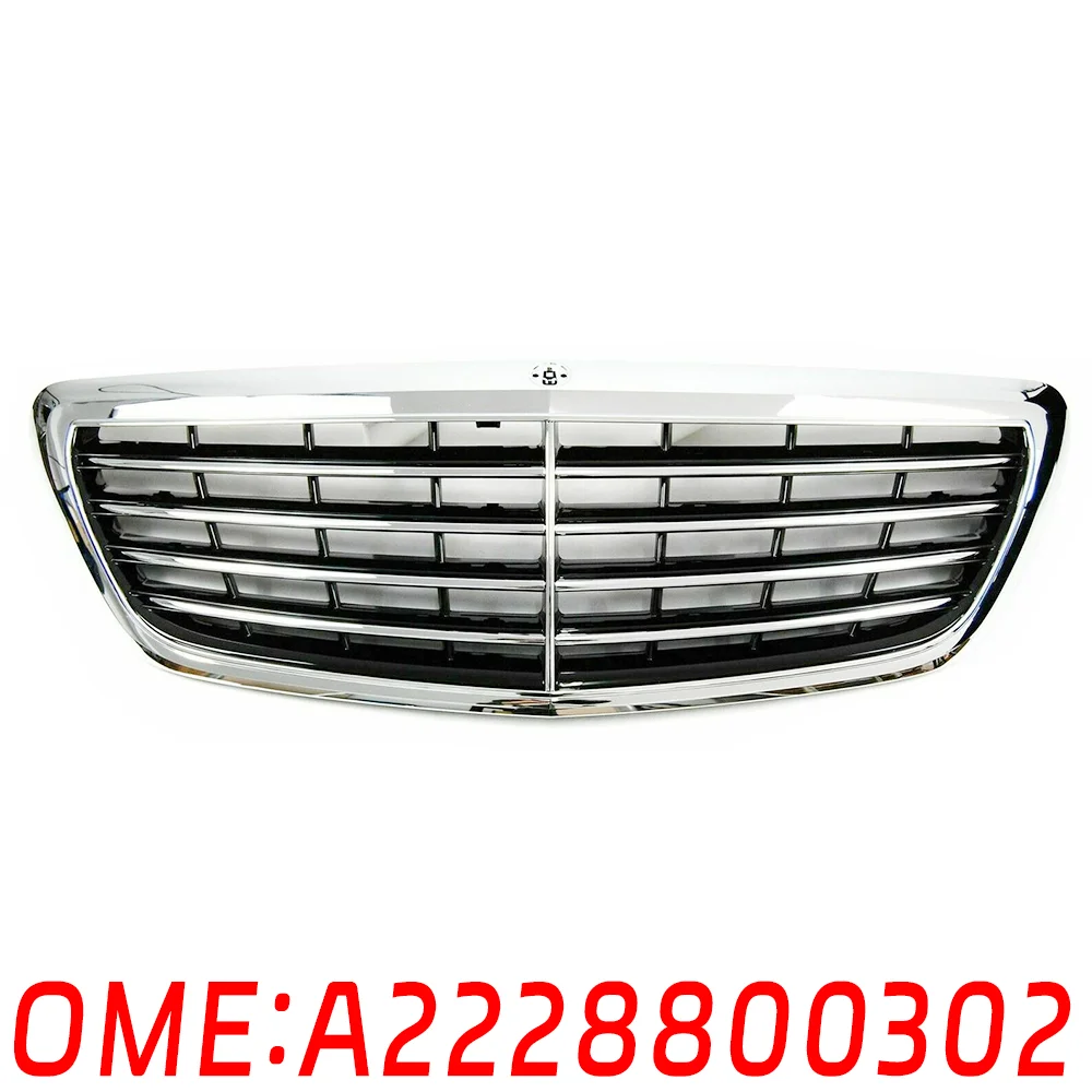 Подходит для Mercedes Benz A 2228800302 9040 А 2228800083 Средняя решетка сетка решетки W222 S300 S350 S400