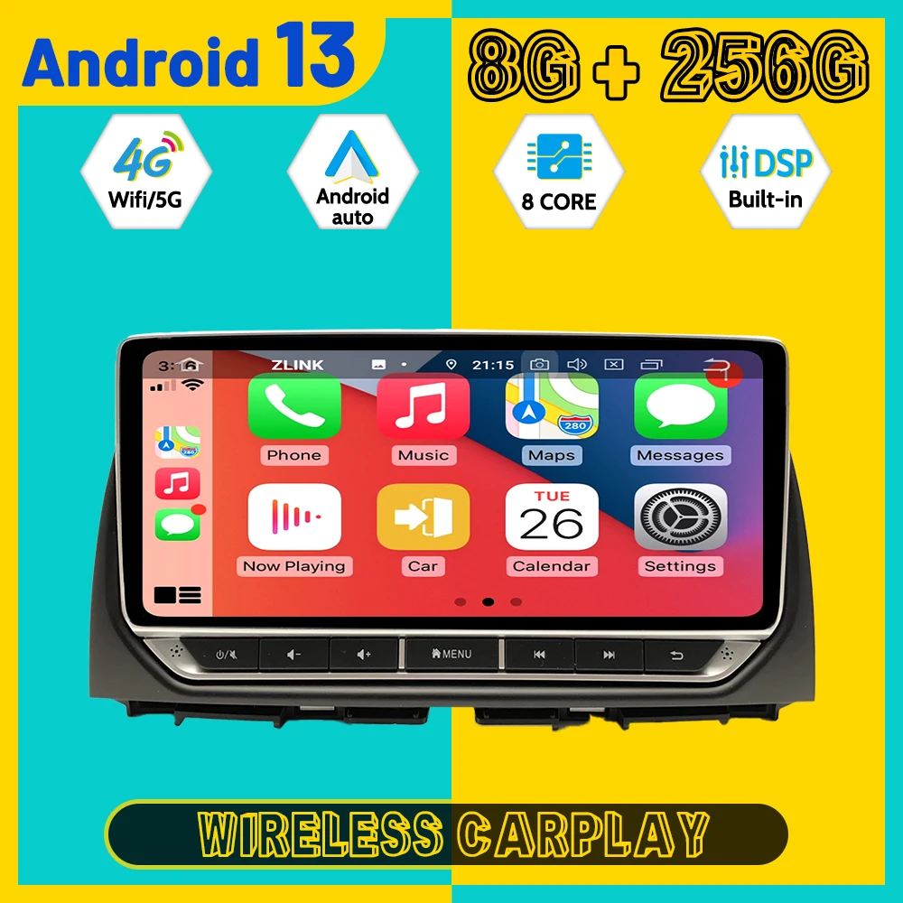 Автомобильный мультимедийный автомобильный плеер для Mazda CX-5 2013 2014 2015 Android Carplay