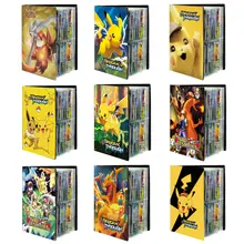 Soporte de colección de álbumes de Pokemon para niños, carpeta Carpeta de cartas de juego de mapa de Anime de bolsillo, lista de carga superior, regalo de juguete, 240 tarjetas