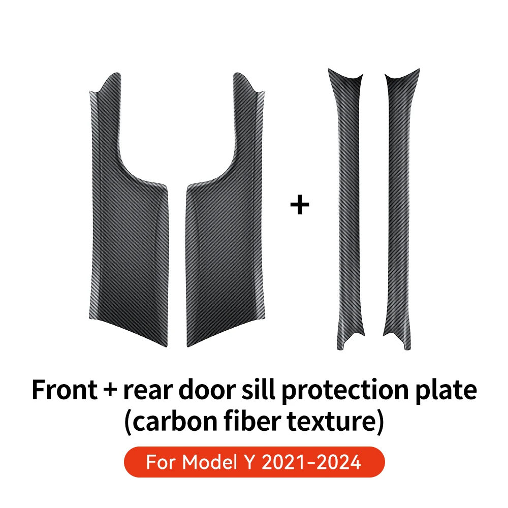 

YZ для Tesla Model 3 Y Highland Juniper 2021-2025, защитная полоса для порога задней двери, сиденье, противоударная накладка, угловая защита, аксессуар
