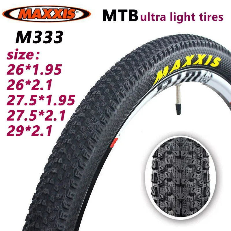 

Maxxis M333 PACE Mountain Bike Tire Ultra Light Stab Resistant tubeless Tires 26/27.5/29 inch x 1.95/2.1/2.25er for MTB off-road