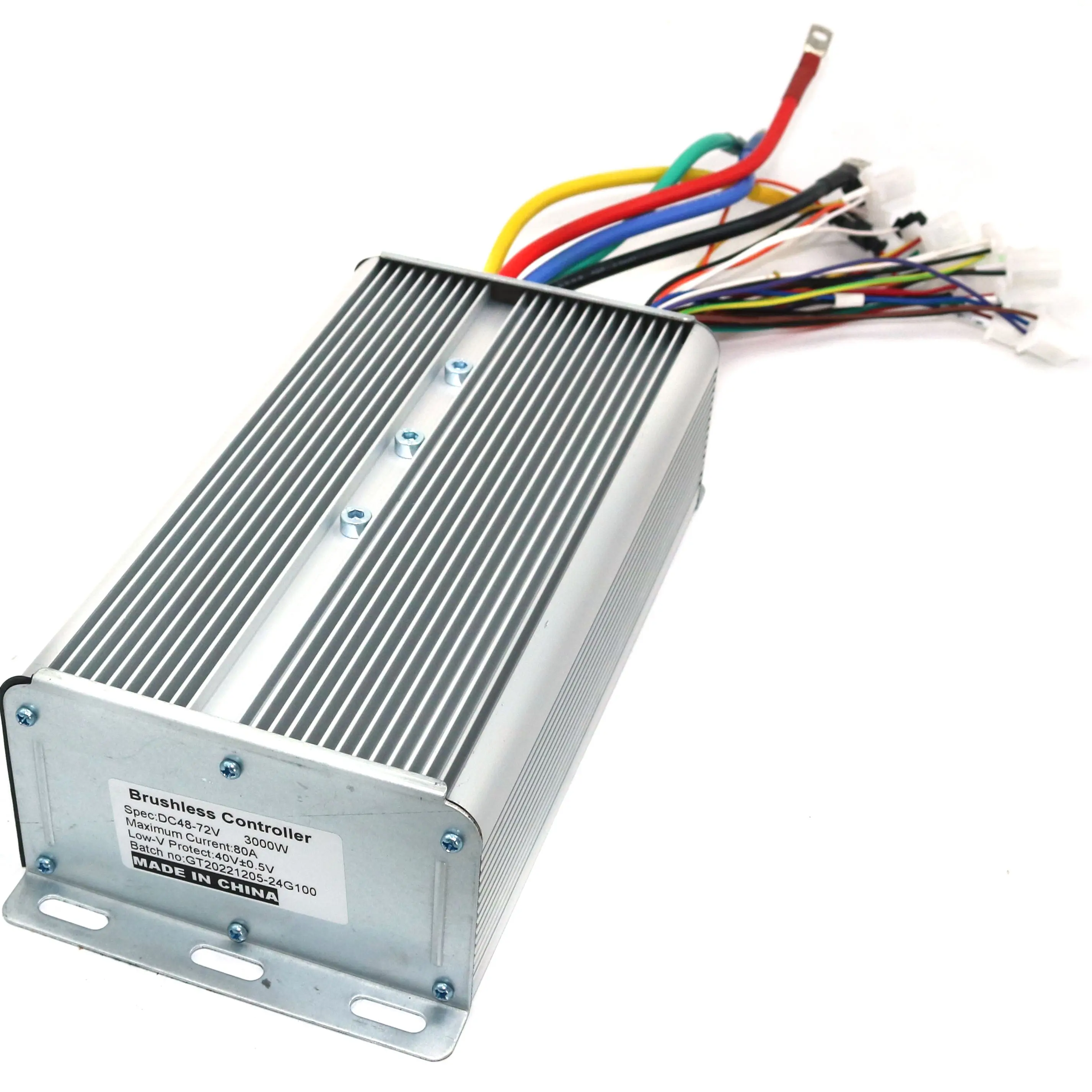 Greentime 24 MOSFET 48-72V 3000W 80Amax блеск контроллер двигателя EV без щетки скорости с датчиком и без датчика