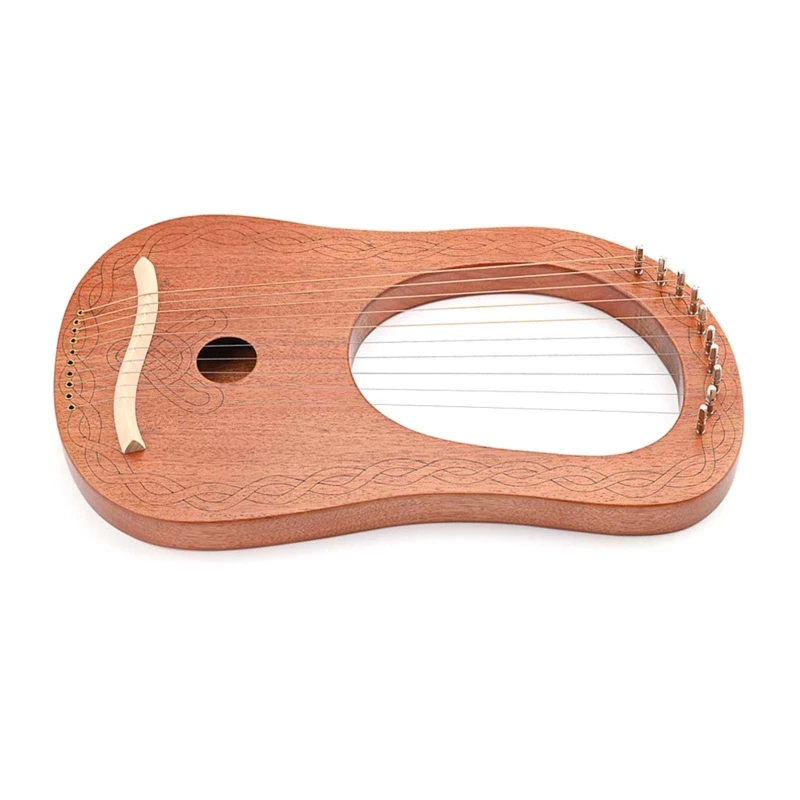 

Lyre Harp 10 струн классический Harp Lyre Harp Профессиональный деревянный музыкальный инструмент Lyre Harp с портативным ключом для настройки