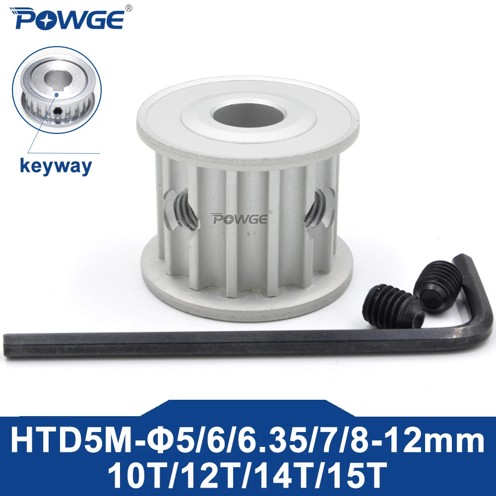 

POWGE Шкив ГРМ HTD 5M 12/14/15 зубьев