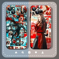 marvel the avengers iron man phone case for apple iphone 13 12 11 pro 12 13 mini x xr xs max se 6 6s 7 8 plus liquid silicon