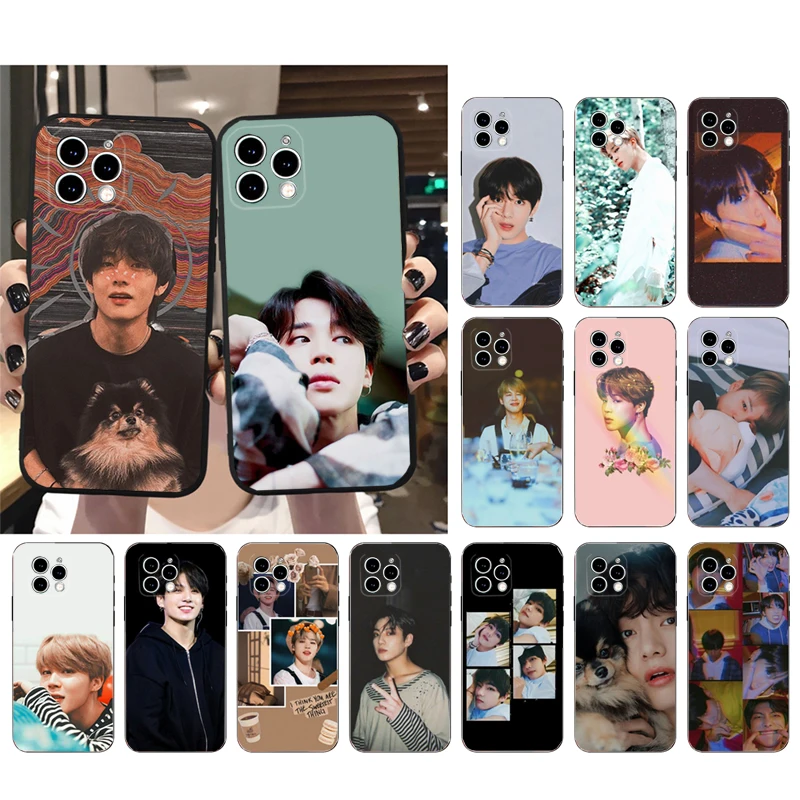 

Phone Case For iphone 14 Pro Max 13 12 11 Pro Max XS XR X 12mini 14 Plus SE Handsome boy Kpop Case Funda