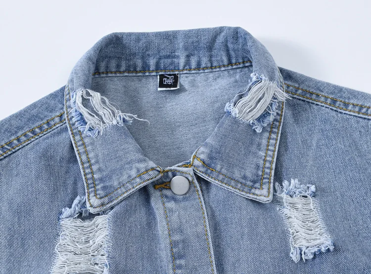 Женская куртка в стиле хип-хоп с воротником лацканами