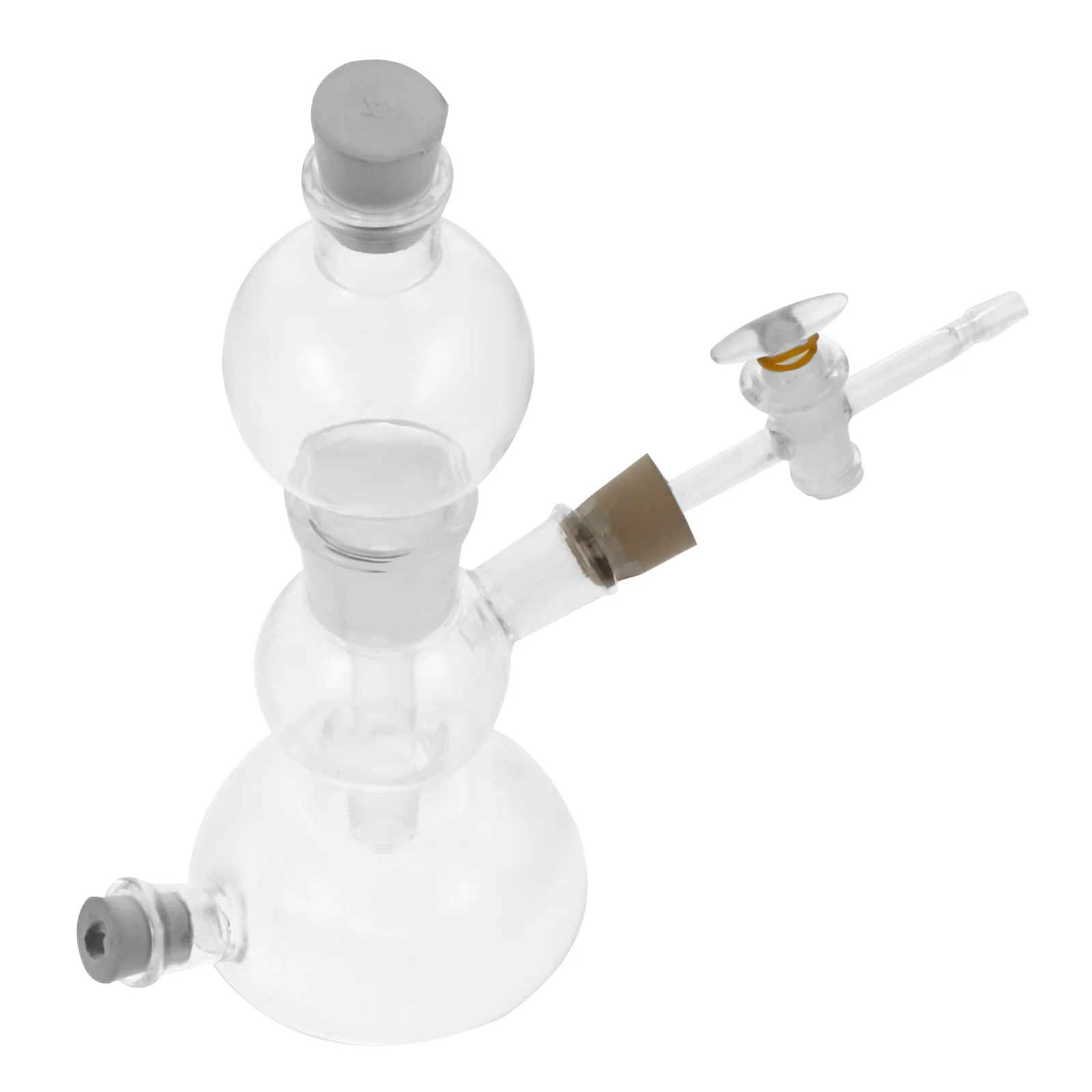 

Generator Gas Glassware Kit Distillation Apparatus 125Ml Kipp Teaching Instrument Extraction Essential S Oil Equipment Distiller