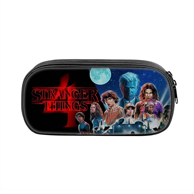

Stranger Things4 Pencil Cases Anime Kawaii Pencil Bags Stationery Student School Office Stationary Kid Pencilcases High Capacity