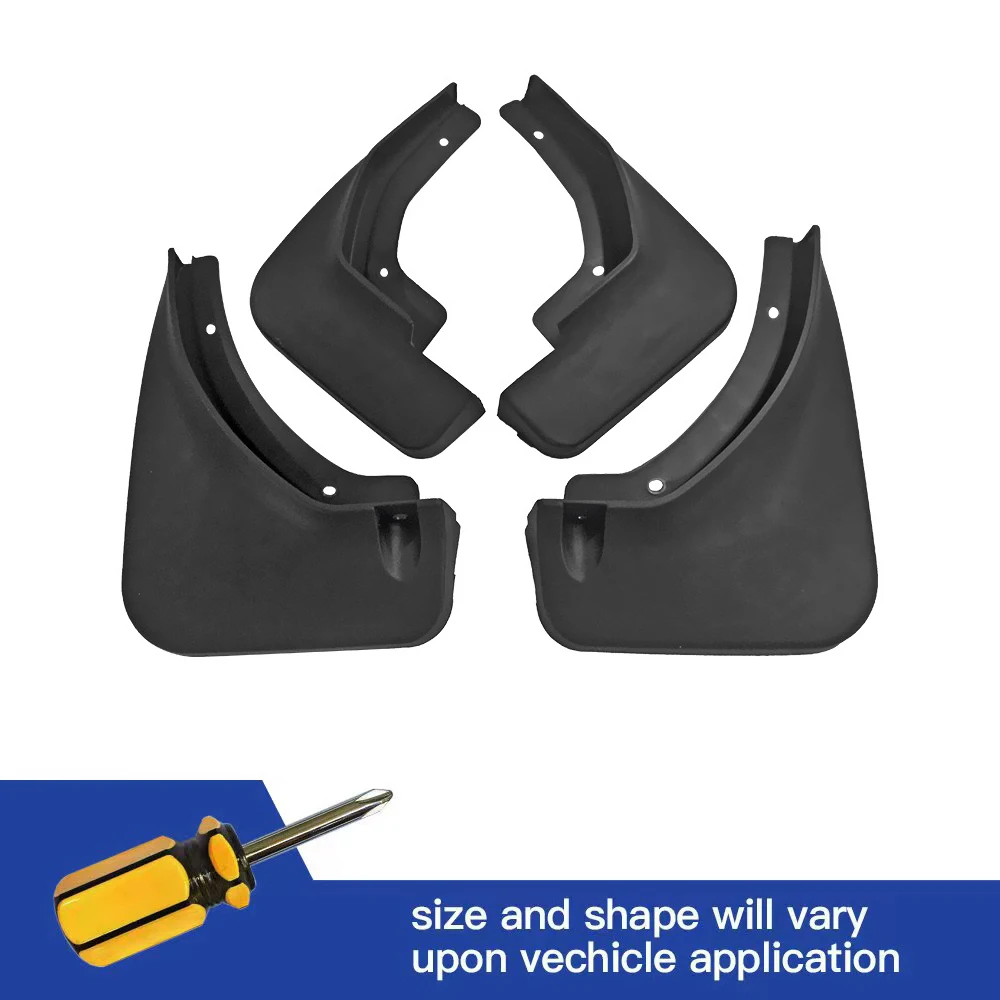 

4Pcs Front & Rear Mud Flaps Splash Guards Mudguards Black For Kia Seltos 2019 2020 2021 2022 SP2