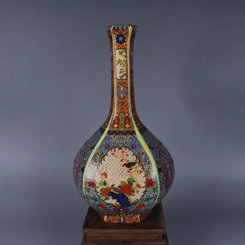 

Vase en porcelaine style ancien, décoration chinoise, pour la maison