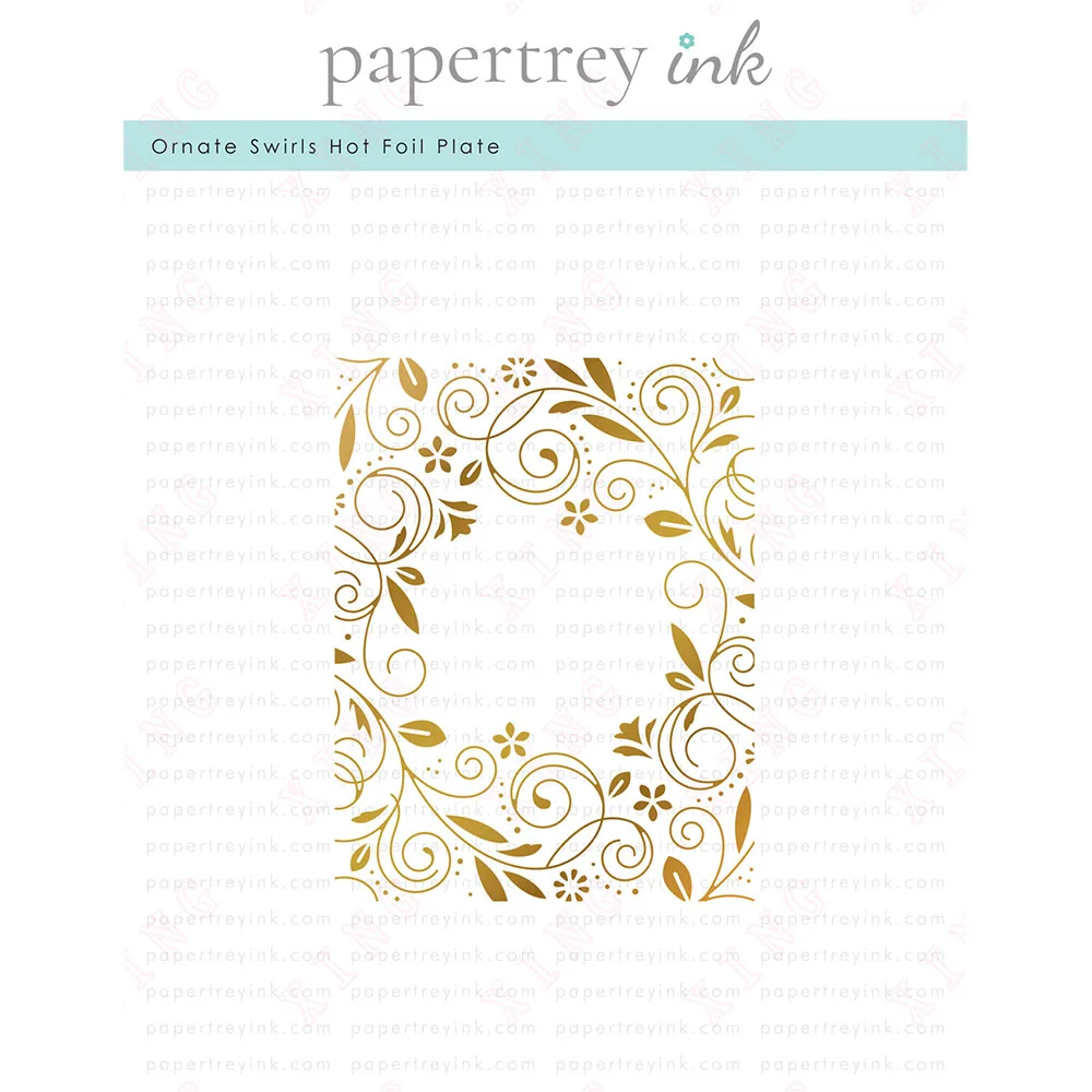 

New Arrival Scrapbook Paper Diary Decoration Embossing Mold Diy Ornate Swirls Hot Foil Plate Album Card Craft Metal Cutting Dies