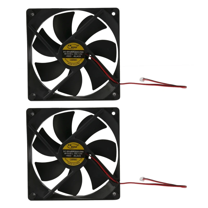 

2x120 мм x 25 мм 12 В 2Pin втулка подшипника охлаждающий вентилятор для компьютера чехол