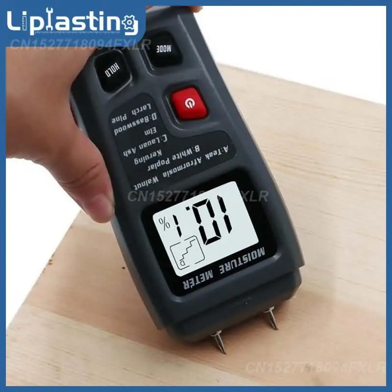 

10mm Electrode Length Digital Ambient Humidity Tester Abs Automatic Power Off Wood Timber Moisture Meter Small Lcd Display