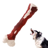 steak bone shape rubber bite resistant dog toys large dog teeth cleaning toys puppy accessories pet interactive supplies