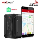 Автомобильный GPS-трекер, 4G, 20000 мАч, 240 дней в режиме ожидания, водонепроницаемый GPS-трекер IP65, GPS-локатор, трекер, магниты, Аварийная сигнализация