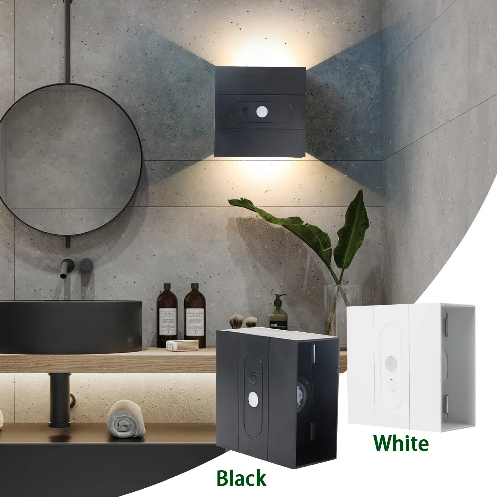 COOINJOY USB беспроводной настенный ночник с датчиком человеческого тела