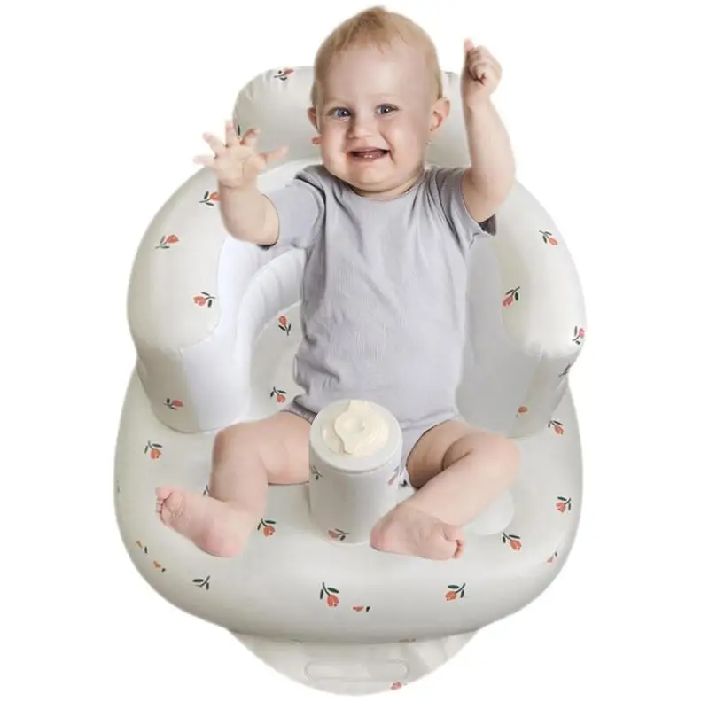 

Baby Inflatable Seat Portable Beach Chair Inflatable Floor Seater For 336 Months Toddlers Can Serve As A Baby Learning Training
