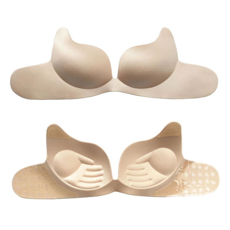 Nude Bra Invisible Bra Push Chest Sticker Sexy Breast Sticker Invisible Silicone Breast Sticker Ladies Wedding