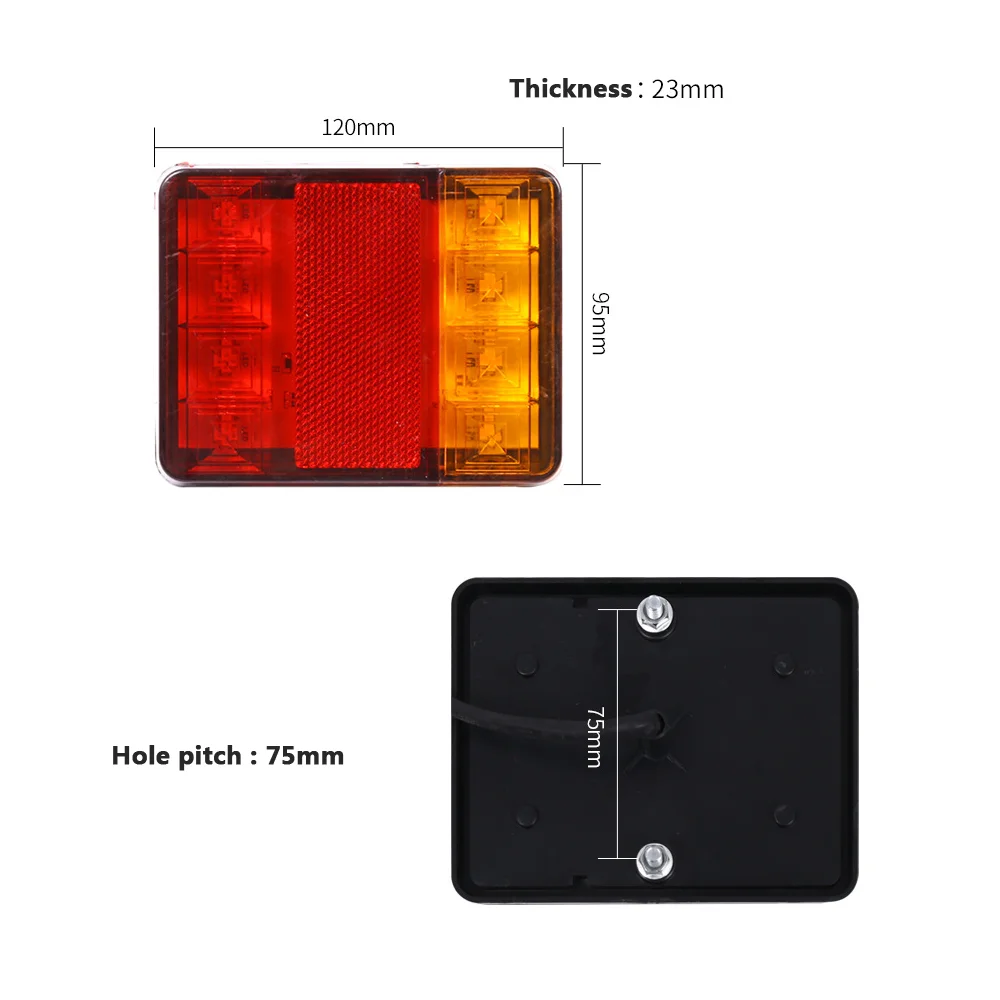 Водонепроницаемый задний фонарь для прицепа сельскохозяйственного автомобиля