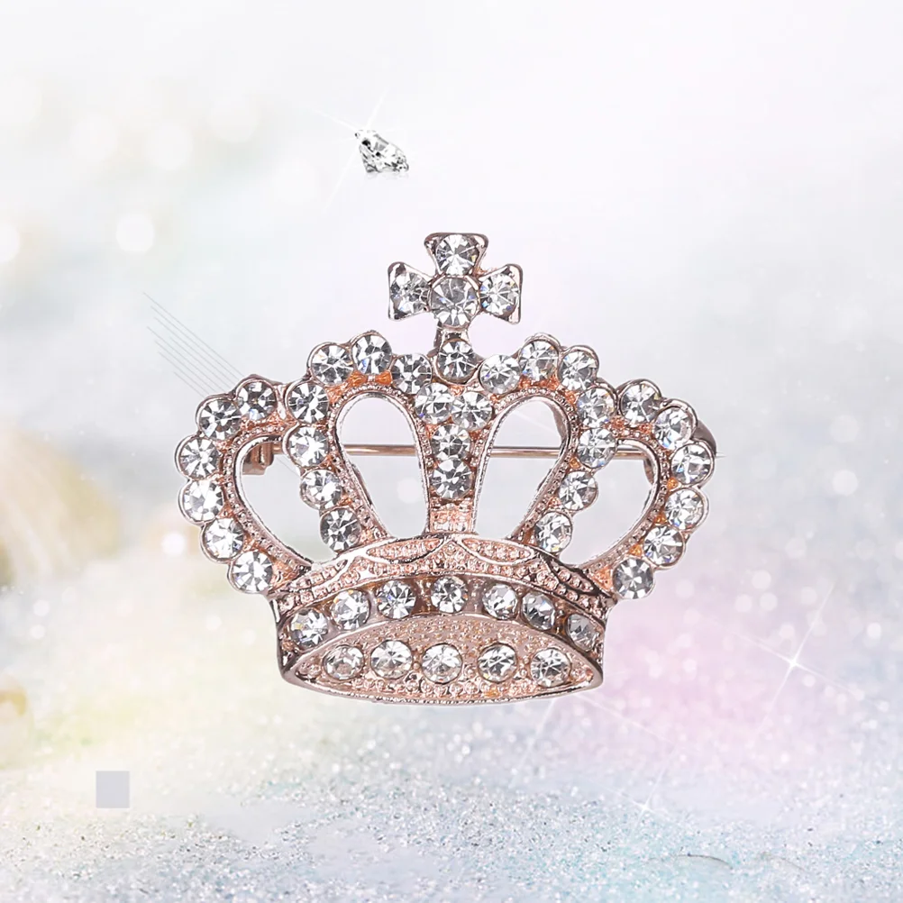 

1pc Clothes Brooch Vintage Brooch Wedding Lapel Pin Jewellery Brooch Alloy Brooch Rhinestone Lapel Pin