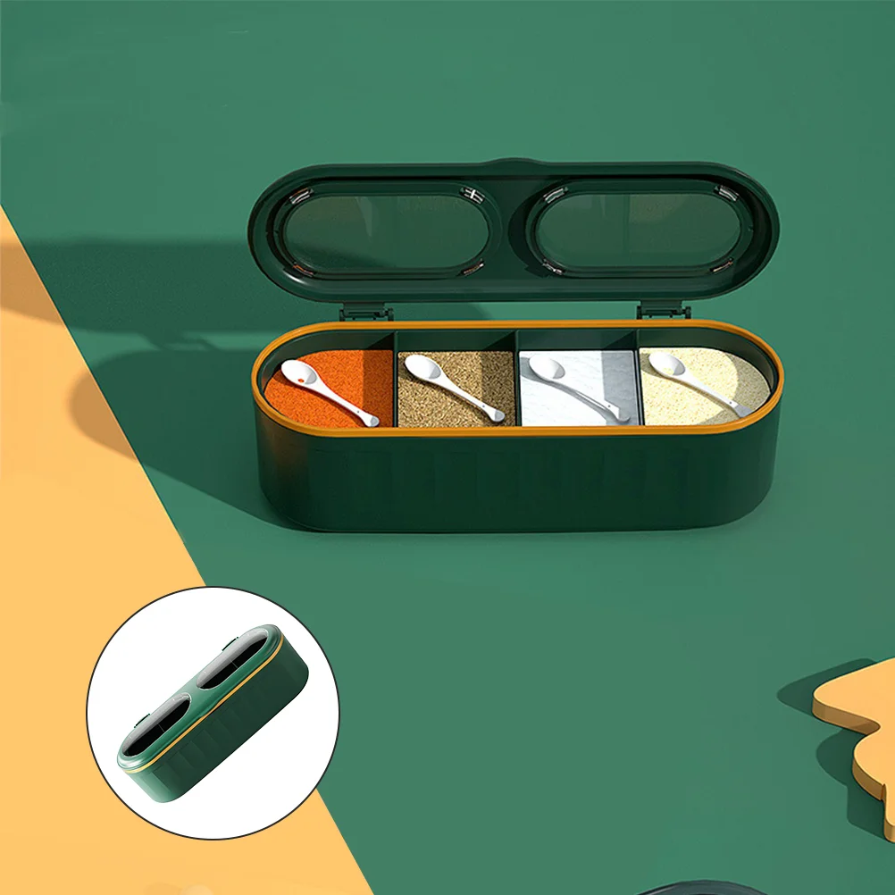 

Desktop Seasoning Box Multi-function Spice Box Household Spice Storage Container