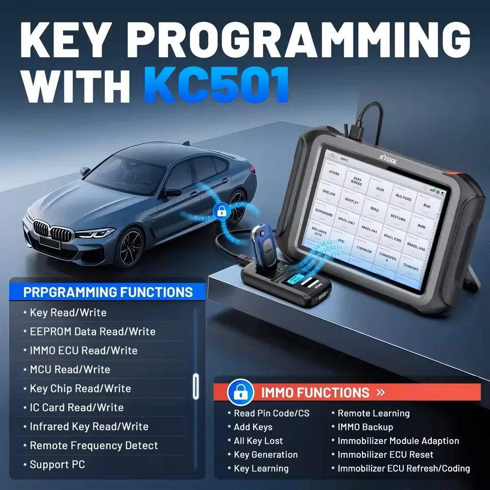 Фото Диагностический программатор ключей XTOOL X100MAX для автомобилей, сенсорный экран 9,7 дюйма, 4G+128G, беспроводное управление, универсальное применение, модель 2026 года №3
