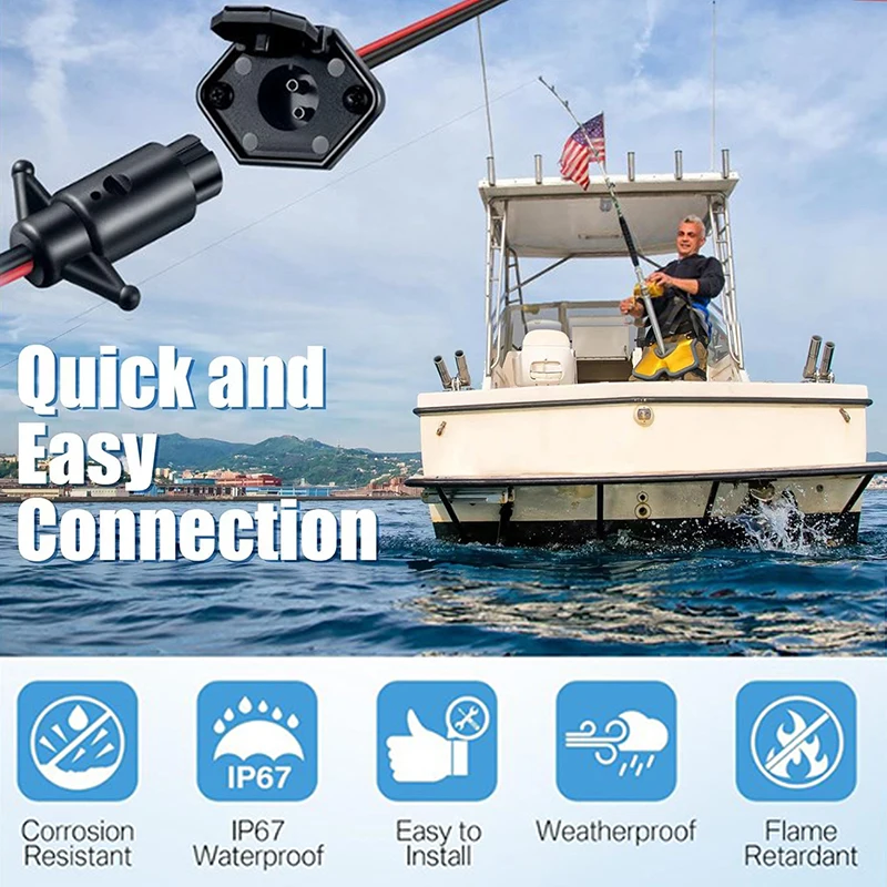 Троллинговые устройства практичная розетка 8AWG штепсельная Троллинговый