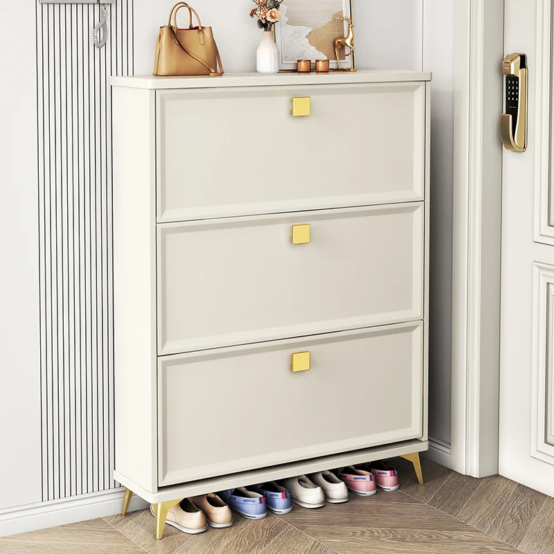 

Vertical Luxury Shoe Rack Dust Proof Large Living Room Shoe Cabinet Space Saving Armarios Para Zapatos Hallway Furniture