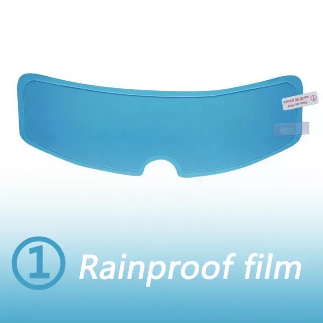 

Прозрачная противотуманная непромокаемая пленка, три стиля, аксессуары для безопасного вождения мотоцикла, шлема с нанопокрытием