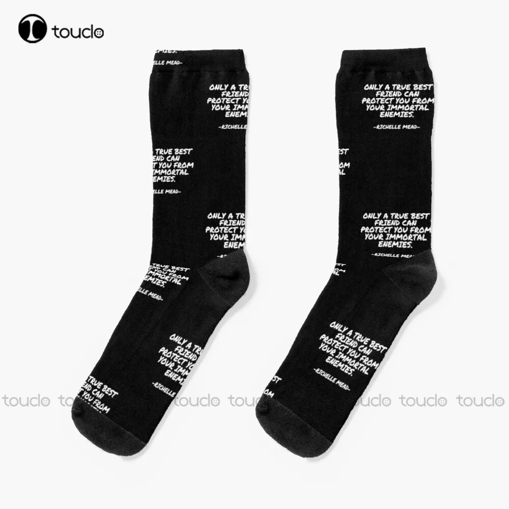 Richelle Mead - Only A True Best Friend Can Protect You From Your Immortal Enemies. Socks Sports Socks Christmas New Year Gift