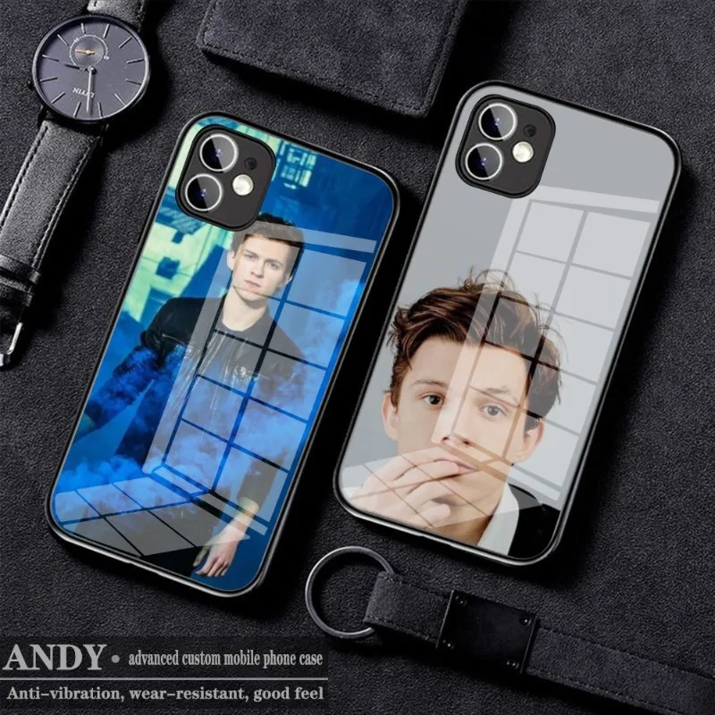 

Чехол для телефона Tom Holland, стекло для IPhone 11 12 13 14 Pro XR XS MAX 8X7 14 Plus SE 13 Pro, дизайнерские чехлы для Iphone