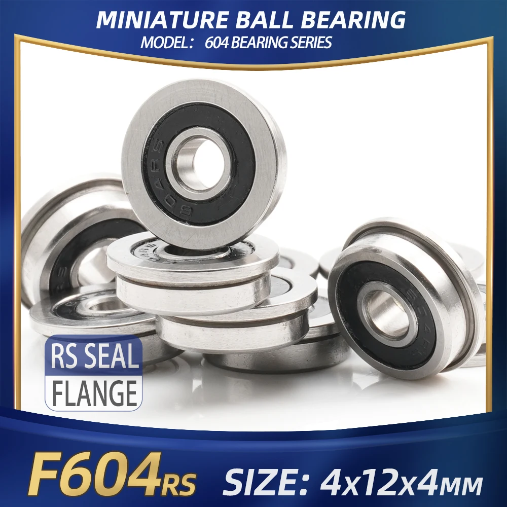 

Подшипник FUSHI 604 ZZ 4x12x4 мм, 10 шт., 604ZZ RS 2RS, подшипники наконечников для прочных промышленных двигателей, высокая скорость