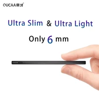 5000mah ultra thin mini power bank for android iphone smartwatch 6mm aluminium case external battery powerbank charger
