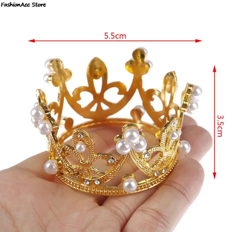 Мини Золотая Корона принцесса искусственные волосы подарок на день Святого