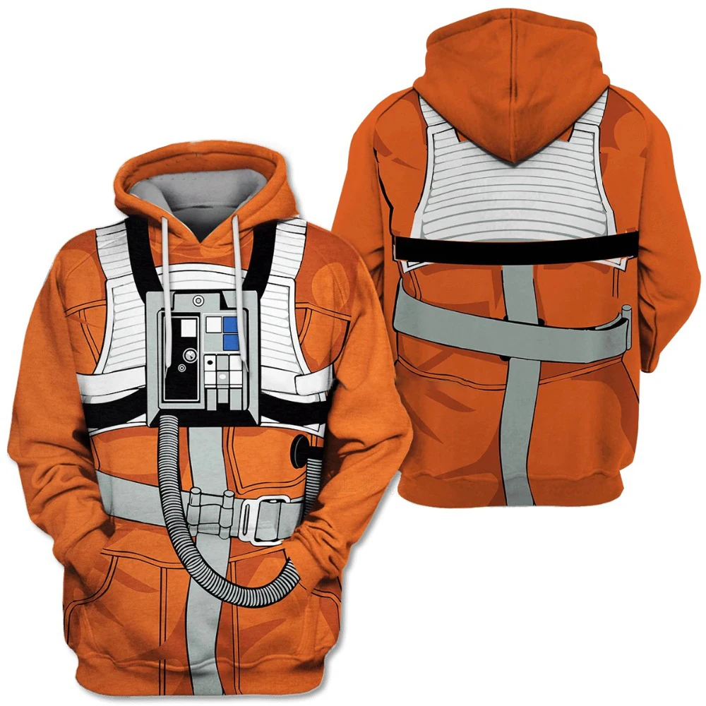 

Косплей X-Wing Pilot Armstrong космический Костюм Униформа 3D толстовки/Свитшот зима осень смешной Harajuku с длинным рукавом Уличная одежда